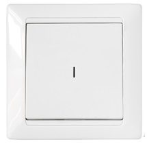 Выключатель одноклавишный скрытый с подсветкой BYLECTRICA Стиль белый (С1 10-813) купить в Мастак Выключатель одноклавишный скрытый с подсветкой BYLECTRICA Стиль белый (С1 10-813) купить в сети строительных магазинов Мастак
