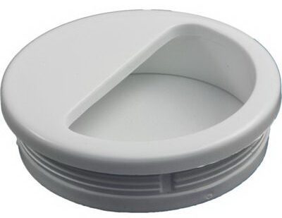 Ручка мебельная врезная AKS Patrex №33 белый (11830) купить в Мастак Ручка мебельная врезная AKS Patrex №33 белый (11830) купить в сети строительных магазинов Мастак