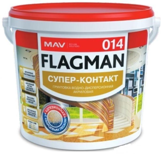 Грунтовка акриловая FLAGMAN 014 супер-контакт белая 1 л купить в Мастак Грунтовка акриловая FLAGMAN 014 супер-контакт белая 1 л купить в сети строительных магазинов Мастак