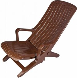 Шезлонг СТАНДАРТ ПЛАСТИК ГРУПП №1 шоколадный купить в сети строительных магазинов Мастак