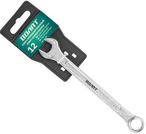 Ключ комбинированный 12 мм ВОЛАТ (16030-12) купить в Мастак Ключ комбинированный 12 мм ВОЛАТ (16030-12) купить в сети строительных магазинов Мастак