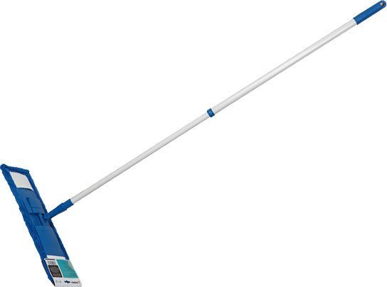 Швабра для пола PERFECTO LINEA с насадкой из микрофибры синяя (43-392012) купить в Мастак Швабра для пола PERFECTO LINEA с насадкой из микрофибры синяя (43-392012) купить в сети строительных магазинов Мастак