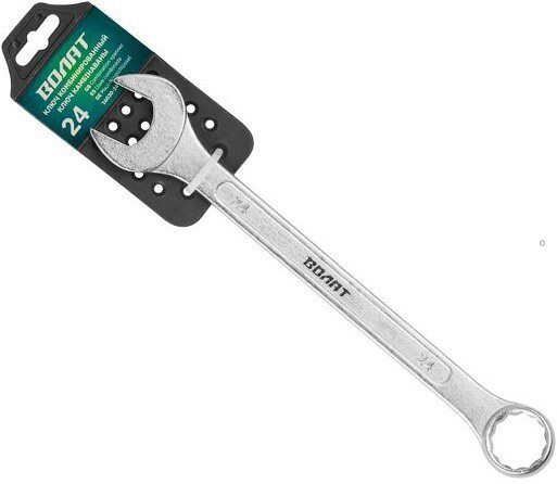 Ключ комбинированный 24 мм ВОЛАТ (16030-24) купить в Мастак Ключ комбинированный 24 мм ВОЛАТ (16030-24) купить в сети строительных магазинов Мастак
