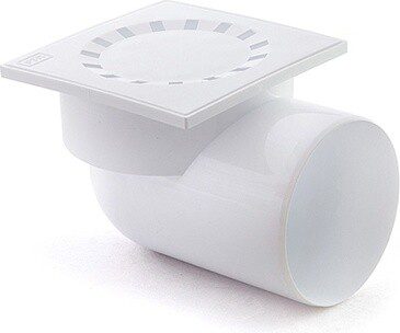 Трап с горизонтальным отводом D 110 с сухим затвором решетка пластиковая 150х150 мм РосТурПласт (36580) купить в Мастак Трап с горизонтальным отводом D 110 с сухим затвором решетка пластиковая 150х150 мм РосТурПласт (36580) купить в сети строительных магазинов Мастак