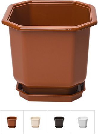 Кашпо для цветов 16х16х14 cм DRINA (10006) купить в Мастак Кашпо для цветов 16х16х14 cм DRINA (10006) купить в сети строительных магазинов Мастак