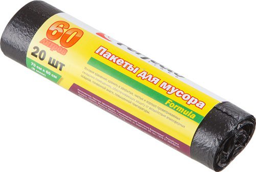 Пакеты для мусора PERFECTO LINEA Formula 60 л 20 штук (46-048120) купить в Мастак Пакеты для мусора PERFECTO LINEA Formula 60 л 20 штук (46-048120) купить в сети строительных магазинов Мастак