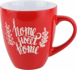 Кружка керамическая PERFECTO LINEA Любимый дом красная 400 мл (30-388604) купить в сети строительных магазинов Мастак