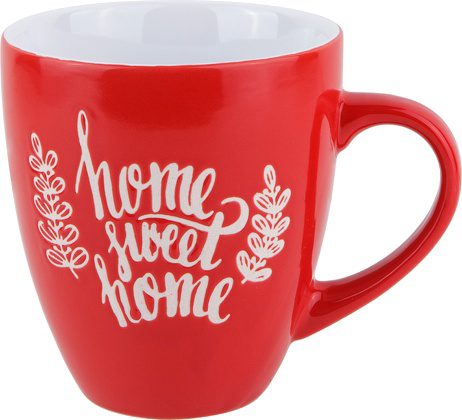 Кружка керамическая PERFECTO LINEA Любимый дом красная 400 мл (30-388604) купить в Мастак Кружка керамическая PERFECTO LINEA Любимый дом красная 400 мл (30-388604) купить в сети строительных магазинов Мастак