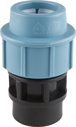 Муфта ПНД компрессионная 25x1/2" с внутренней резьбой AV ENGINEERING (AVE1052512) купить в Мастак Муфта ПНД компрессионная 25x1/2" с внутренней резьбой AV ENGINEERING (AVE1052512) купить в сети строительных магазинов Мастак