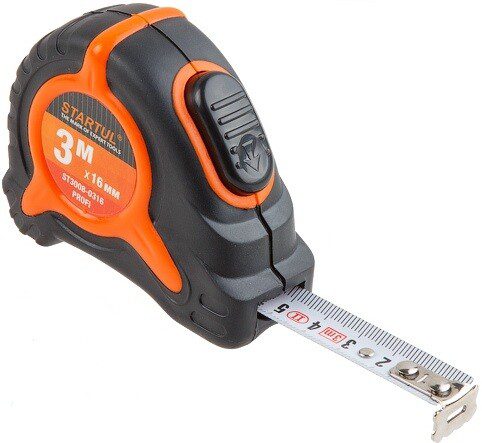 Рулетка 3 м STARTUL Profi ST3008-0316 купить в Мастак Рулетка 3 м STARTUL Profi ST3008-0316 купить в сети строительных магазинов Мастак