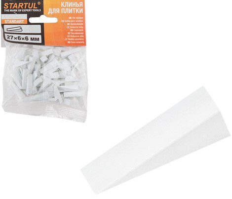 Клин для плитки 32x8x9 мм STARTUL Standart 50 штук (ST4304-32) купить в Мастак Клин для плитки 32x8x9 мм STARTUL Standart 50 штук (ST4304-32) купить в сети строительных магазинов Мастак