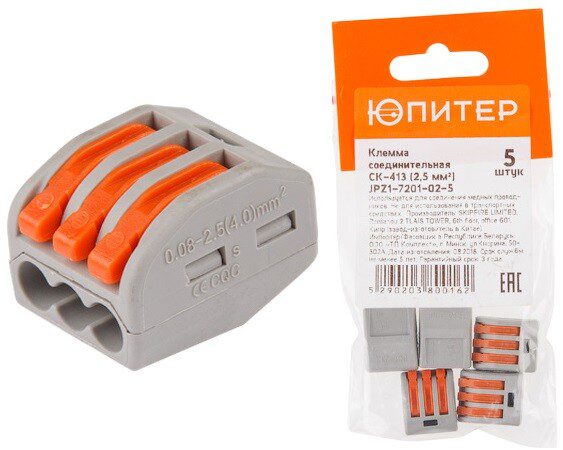 Клемма ЮПИТЕР СК-413 2 Клемма ЮПИТЕР СК-413 2