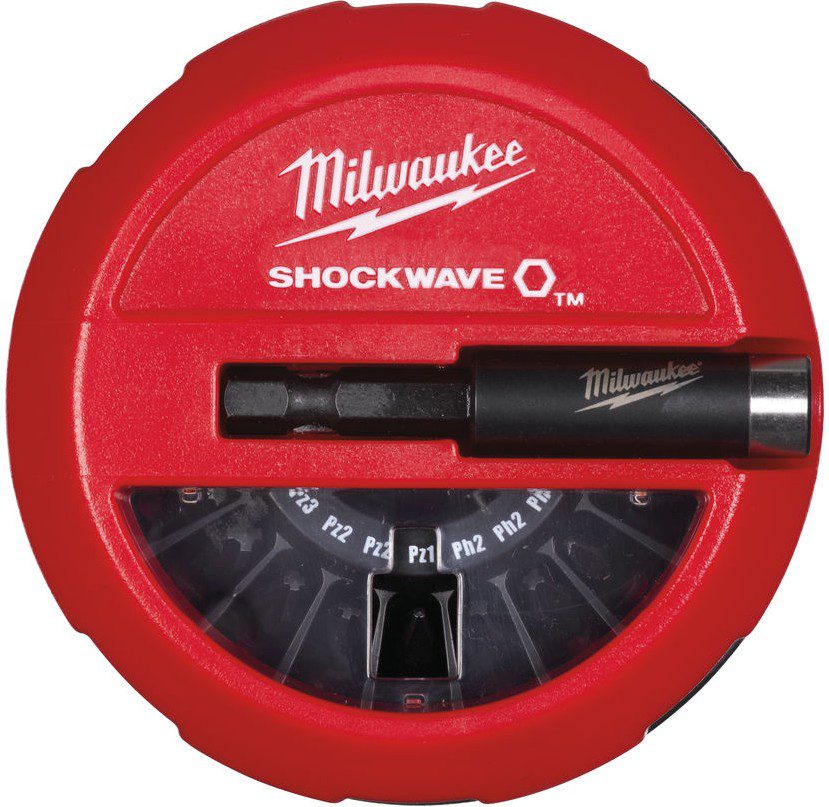 Набор бит с магнитным держателем MILWAUKEE Shockwave 15 предметов (4932430904) купить в Мастак Набор бит с магнитным держателем MILWAUKEE Shockwave 15 предметов (4932430904) купить в сети строительных магазинов Мастак