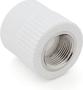 Муфта ПП 32х1" с внутренней резьбой белая РосТурПласт (10656) купить в Мастак Муфта ПП 32х1" с внутренней резьбой белая РосТурПласт (10656) купить в сети строительных магазинов Мастак