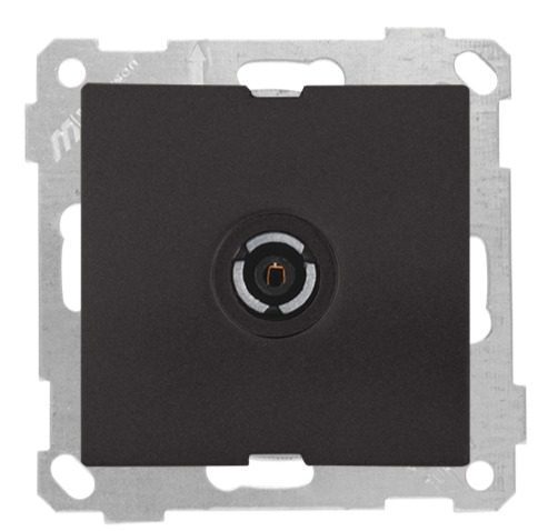 Розетка телевизионная проходная MUTLUSAN Daria черная (2100 170 0184) купить в Мастак Розетка телевизионная проходная MUTLUSAN Daria черная (2100 170 0184) купить в сети строительных магазинов Мастак