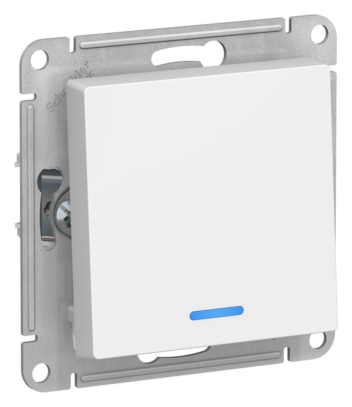 Выключатель одноклавишный скрытый с подсветкой SCHNEIDER ELECTRIC AtlasDesign белый (ATN000113) купить в Мастак Выключатель одноклавишный скрытый с подсветкой SCHNEIDER ELECTRIC AtlasDesign белый (ATN000113) купить в сети строительных магазинов Мастак