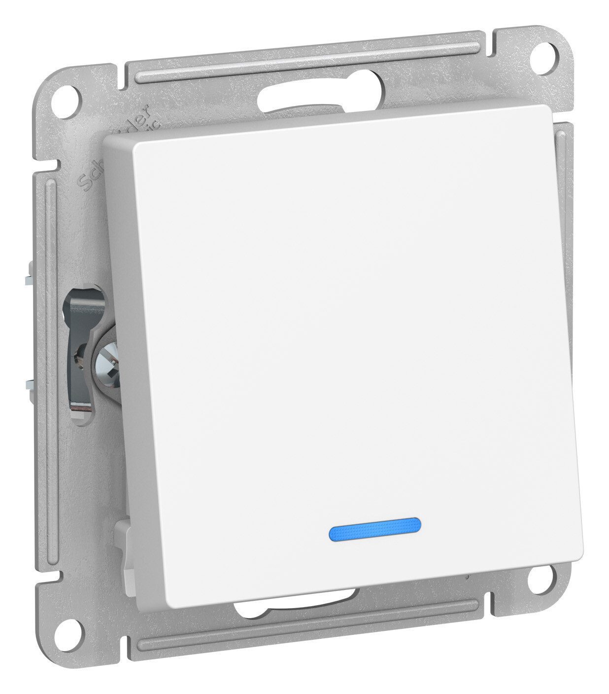 Выключатель одноклавишный проходной скрытый с подсветкой SCHNEIDER ELECTRIC AtlasDesign белый (ATN000163) купить в Мастак Выключатель одноклавишный проходной скрытый с подсветкой SCHNEIDER ELECTRIC AtlasDesign белый (ATN000163) купить в сети строительных магазинов Мастак