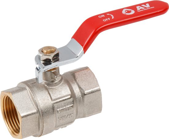 Кран шаровой 3/4" PN40 с внутренней резьбой ручка AV ENGINEERING (AVE090034) купить в Мастак Кран шаровой 3/4" PN40 с внутренней резьбой ручка AV ENGINEERING (AVE090034) купить в сети строительных магазинов Мастак