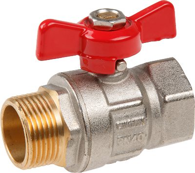 Кран шаровой 3/4" PN40 с внутренней-наружной резьбой бабочка AV ENGINEERING (AVE093034) купить в Мастак Кран шаровой 3/4" PN40 с внутренней-наружной резьбой бабочка AV ENGINEERING (AVE093034) купить в сети строительных магазинов Мастак