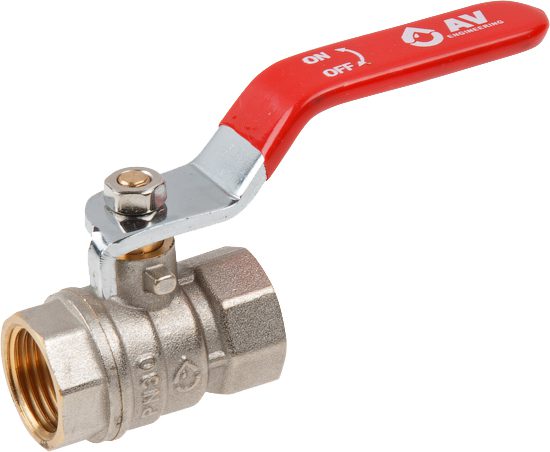 Кран шаровой 1/2" PN30 с внутренней резьбой ручка AV ENGINEERING (AVE138012) купить в Мастак Кран шаровой 1/2" PN30 с внутренней резьбой ручка AV ENGINEERING (AVE138012) купить в сети строительных магазинов Мастак