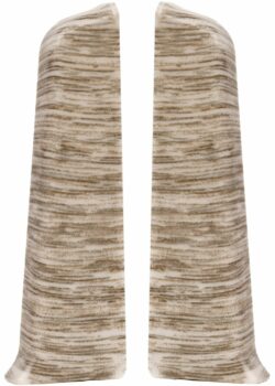 Заглушка для плинтуса IDEAL Деконика 85 мм 215 Дуб снежный 1 пара купить в сети строительных магазинов Мастак