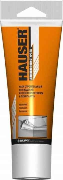 Клей монтажный HAUSER для полистирола белый 180 г купить в сети строительных магазинов Мастак