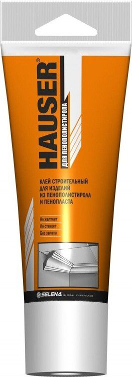 Клей монтажный HAUSER для полистирола белый 180 г купить в Мастак Клей монтажный HAUSER для полистирола белый 180 г купить в сети строительных магазинов Мастак
