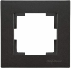 Рамка MUTLUSAN Rita черная (2220 800 1184) купить в сети строительных магазинов Мастак