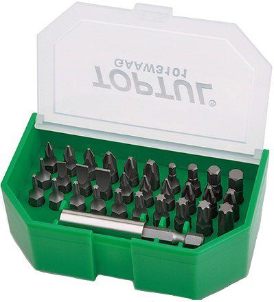 Набор бит с магнитным держателем TOPTUL 31 предмет (GAAW3101) купить в Мастак Набор бит с магнитным держателем TOPTUL 31 предмет (GAAW3101) купить в сети строительных магазинов Мастак