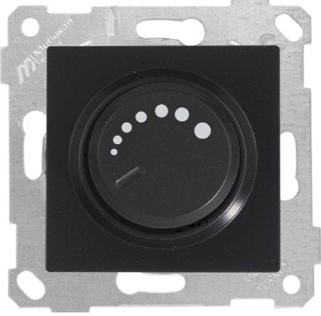 Диммер 600 Вт MUTLUSAN Rita черный (2200 440 0284) купить в Мастак Диммер 600 Вт MUTLUSAN Rita черный (2200 440 0284) купить в сети строительных магазинов Мастак