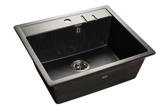 Мойка из искусственного камня GRANFEST GF-Q560 черный купить в Мастак Мойка из искусственного камня GRANFEST GF-Q560 черный купить в сети строительных магазинов Мастак