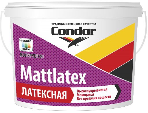 Краска латексная CONDOR Mattlatex 7 Краска латексная CONDOR Mattlatex 7