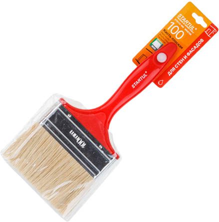 Кисть плоская STARTUL Master 100 мм (ST0113-100) купить в Мастак Кисть плоская STARTUL Master 100 мм (ST0113-100) купить в сети строительных магазинов Мастак
