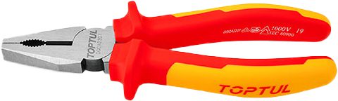 Плоскогубцы комбинированные диэлектрические 180 мм TOPTUL (DGCA2207) купить в Мастак Плоскогубцы комбинированные диэлектрические 180 мм TOPTUL (DGCA2207) купить в сети строительных магазинов Мастак