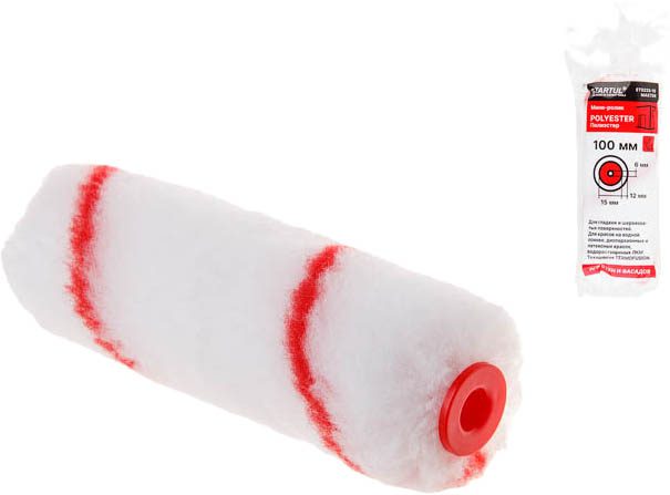 Ролик STARTUL Master Polyester 100 x 15 мм (ST0233-10) купить в Мастак Ролик STARTUL Master Polyester 100 x 15 мм (ST0233-10) купить в сети строительных магазинов Мастак