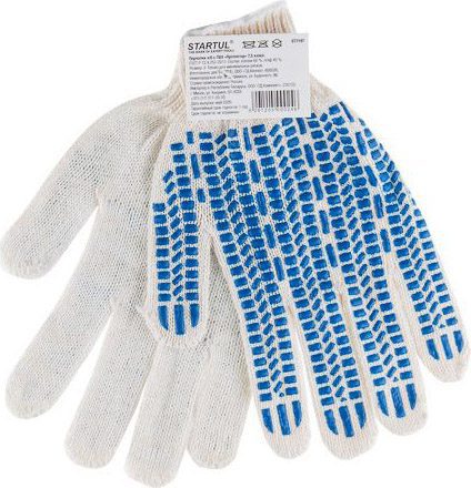 Перчатки хлопчатобумажные с ПВХ точечным покрытием Протектор размер 9 STARTUL (ST7197) купить в Мастак Перчатки хлопчатобумажные с ПВХ точечным покрытием Протектор размер 9 STARTUL (ST7197) купить в сети строительных магазинов Мастак