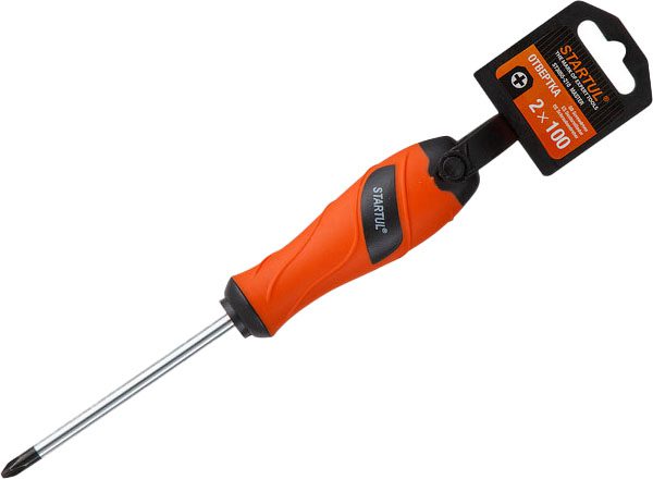 Отвертка крестовая PH2 100 мм STARTUL Master (ST3055-210) купить в Мастак Отвертка крестовая PH2 100 мм STARTUL Master (ST3055-210) купить в сети строительных магазинов Мастак