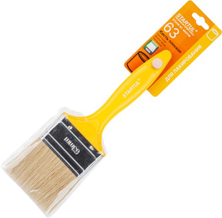 Кисть плоская STARTUL Master 63 мм (ST0108-63) купить в Мастак Кисть плоская STARTUL Master 63 мм (ST0108-63) купить в сети строительных магазинов Мастак