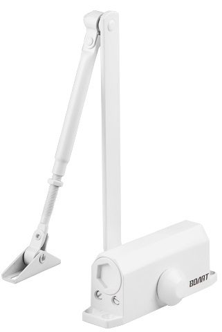 Доводчик дверной гидравлический морозостойкий ВОЛАТ 20-60 кг белый (CY-051F) купить в Мастак Доводчик дверной гидравлический морозостойкий ВОЛАТ 20-60 кг белый (CY-051F) купить в сети строительных магазинов Мастак