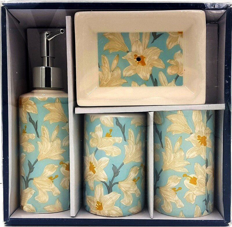 Набор аксессуаров для ванной DOMINADO (D16800-18) купить в Мастак Набор аксессуаров для ванной DOMINADO (D16800-18) купить в сети строительных магазинов Мастак