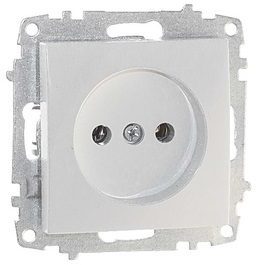 Розетка скрытая EL-BI Zena белая (609-015600-215) купить в Мастак Розетка скрытая EL-BI Zena белая (609-015600-215) купить в сети строительных магазинов Мастак