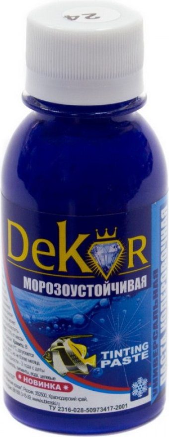Колер DEKOR №24 ирис 0 Колер DEKOR №24 ирис 0
