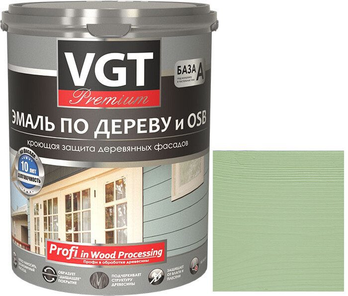 Эмаль акриловая VGT ВД-АК-1179 по дереву Профи фисташковая 1 кг купить в Мастак Эмаль акриловая VGT ВД-АК-1179 по дереву Профи фисташковая 1 кг купить в сети строительных магазинов Мастак