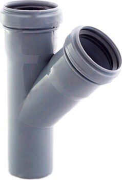 Тройник для внутренней канализации 50/50х45 РосТурПласт (36561) купить в Мастак Тройник для внутренней канализации 50/50х45 РосТурПласт (36561) купить в сети строительных магазинов Мастак