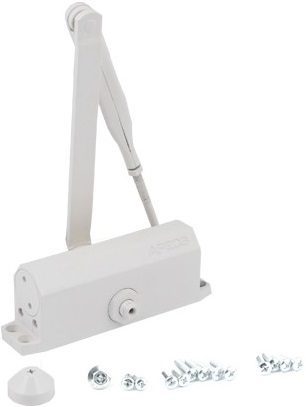 Доводчик дверной гидравлический APECS DC-20.4/1050/085-A2-W белый (00021250) купить в Мастак Доводчик дверной гидравлический APECS DC-20.4/1050/085-A2-W белый (00021250) купить в сети строительных магазинов Мастак