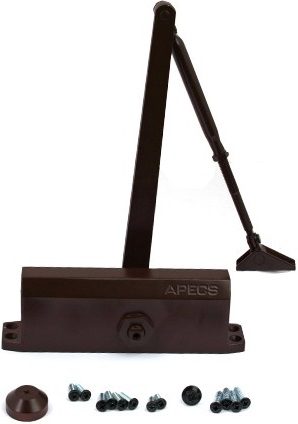 Доводчик дверной гидравлический APECS DC-20.5/1200/120-A1-BR коричневый (00021254) купить в Мастак Доводчик дверной гидравлический APECS DC-20.5/1200/120-A1-BR коричневый (00021254) купить в сети строительных магазинов Мастак