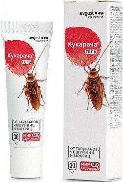 Инсектицид Кукарача гель AVGUST 30 мл купить в Мастак me1} купить в сети строительных магазинов Мастак