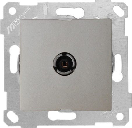 Розетка телевизионная проходная MUTLUSAN Rita титан (2200 170 0183) купить в Мастак Розетка телевизионная проходная MUTLUSAN Rita титан (2200 170 0183) купить в сети строительных магазинов Мастак