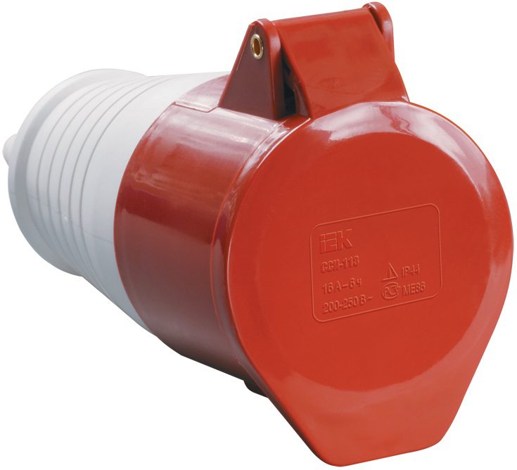 Розетка силовая 32А 380В 3P+PE+N IP44 IEK (33960) купить в Мастак Розетка силовая 32А 380В 3P+PE+N IP44 IEK (33960) купить в сети строительных магазинов Мастак