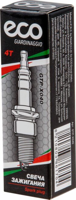 Свеча зажигания ECO GTP-X040 купить в сети строительных магазинов Мастак